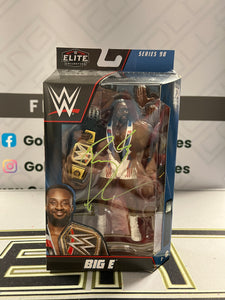 Autographed WWE Elite Series 98 Big E- Green Ink