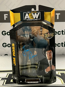 Autographed AEW Unrivaled Exclusive Jim Ross- Blue Ink